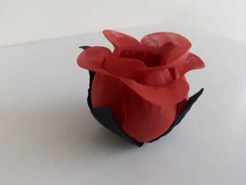 Forminha Tecido Botão Rosa