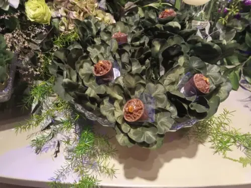 Forminha Tecido Buquet Flor Pessegueiro