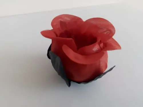 Forminha Tecido Botão Rosa