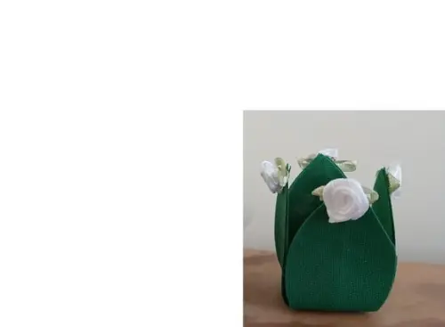 Forminha Tecido Infantil 4 Florzinhas
