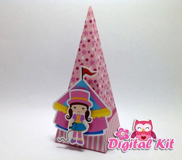 Arquivo de corte Circo Rosa para Silhouette - 01