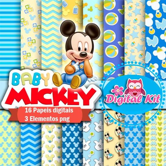 Kit Digital Mickey baby Coleção Top