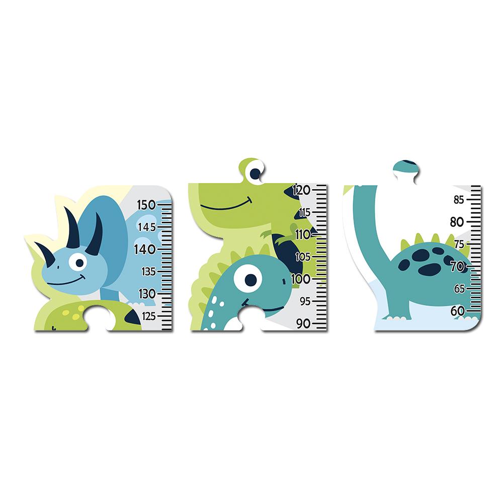 Régua de Crescimento Infantil MDF - Dinossauros