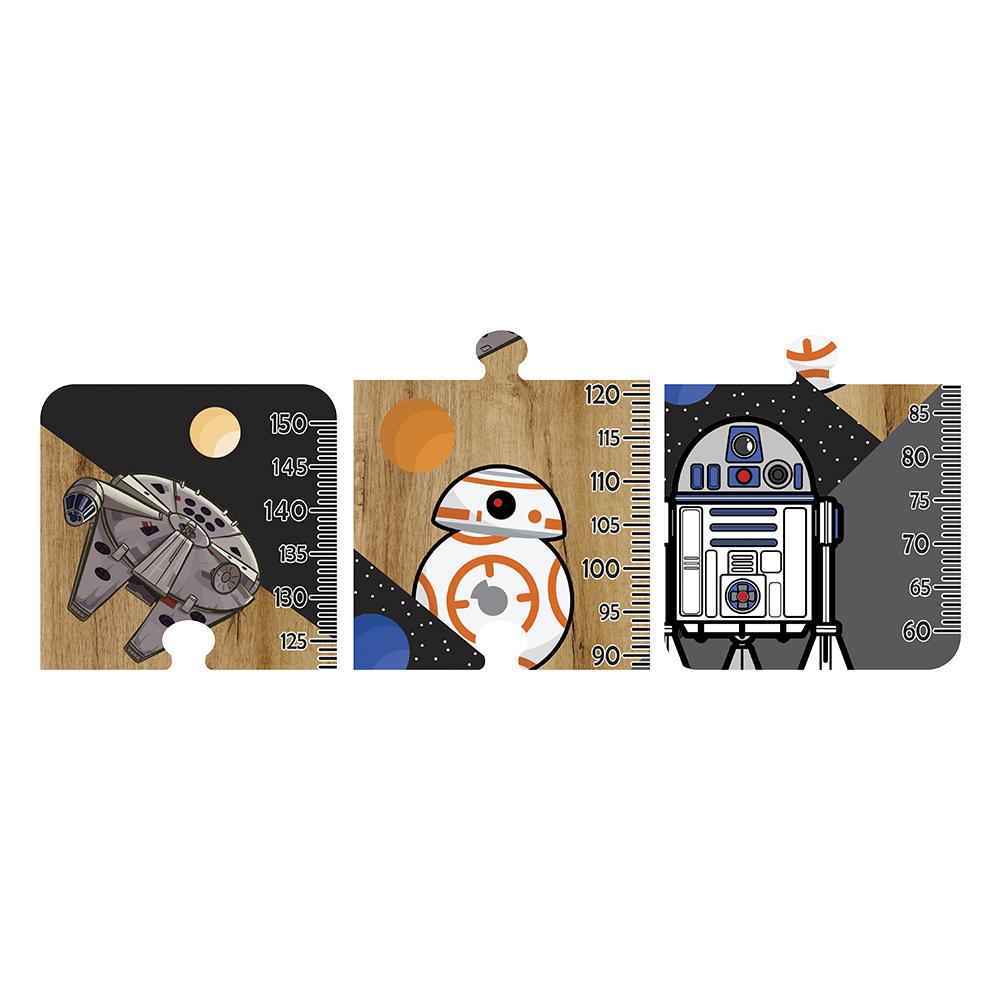 Régua de Crescimento Infantil MDF - Star Wars