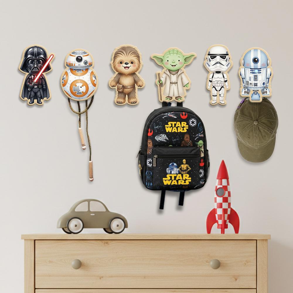 Ganchos de Parede 2D - Kit Star Wars (06 peças)