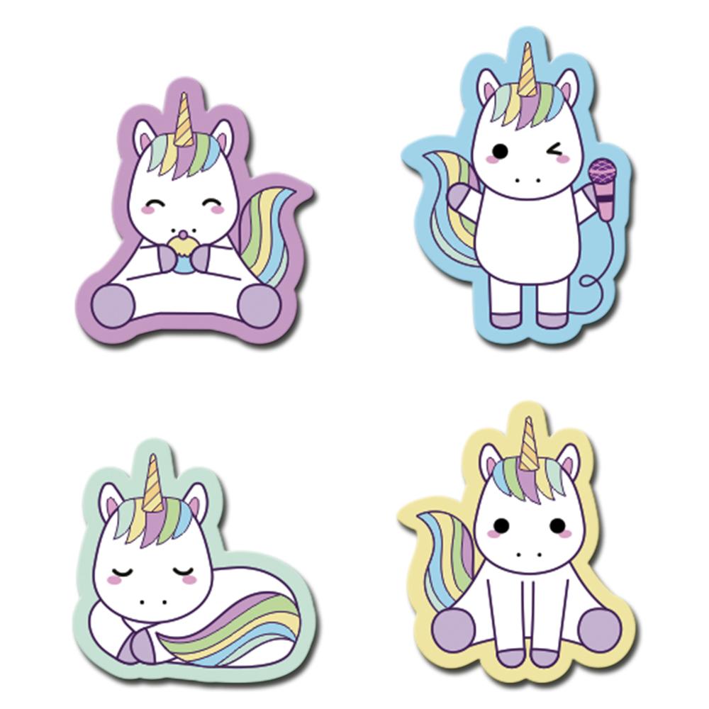 Ganchos de Parede 2D - Kit Unicórnios (04 peças)
