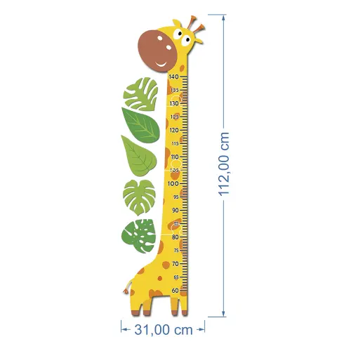 Régua de Crescimento Infantil MDF - Girafinha