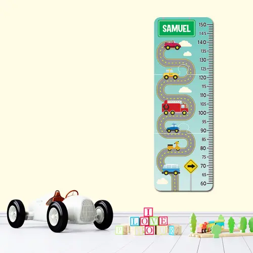 Régua de Crescimento Infantil MDF - Transporte