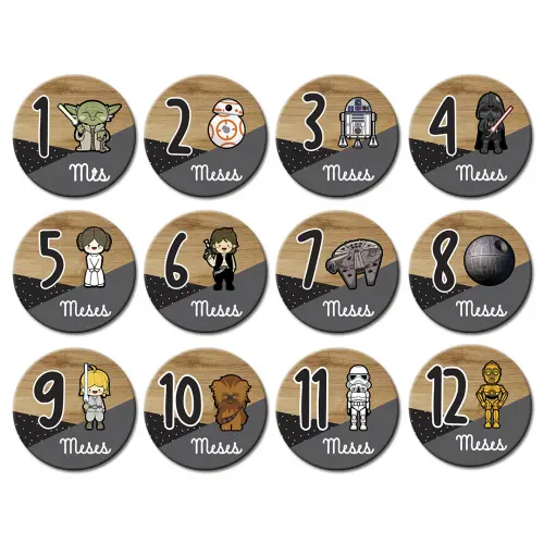 Mesversário Mdf Basic - Star Wars