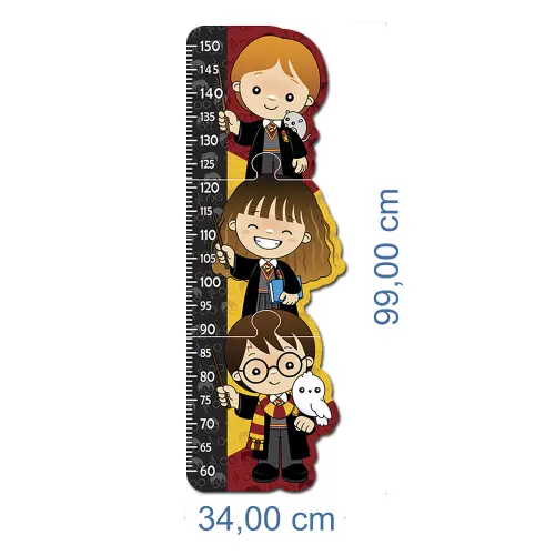 Régua de Crescimento Infantil MDF - Harry Potter