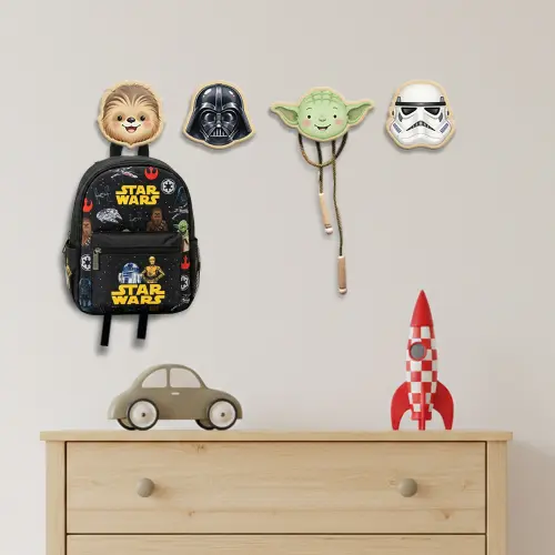 Ganchos de Parede 2D - Kit Star Wars (04 peças)