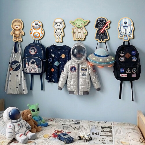 Ganchos de Parede 2D - Kit Star Wars (06 peças)
