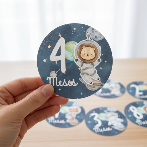 Mesversário Mdf Basic - Super Heróis Aquarela