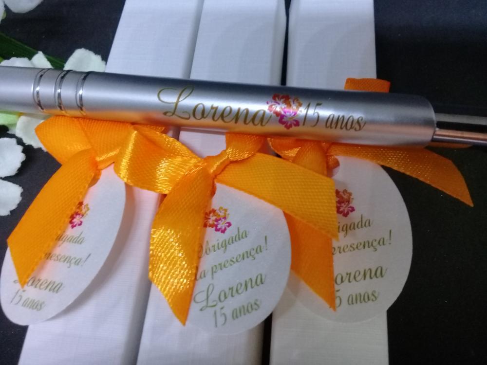 Canetas personalizadas para 15 anos