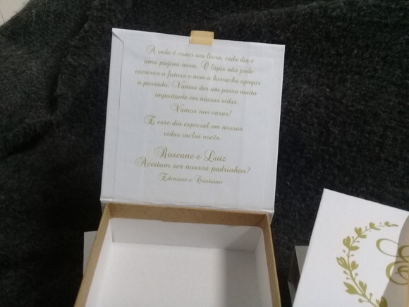 Caixa Cartonagem 10x12x4cm