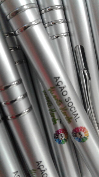 Caneta Personalizada no Saquinho