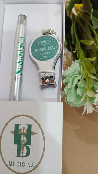Chaveiro e Caneta para Formatura