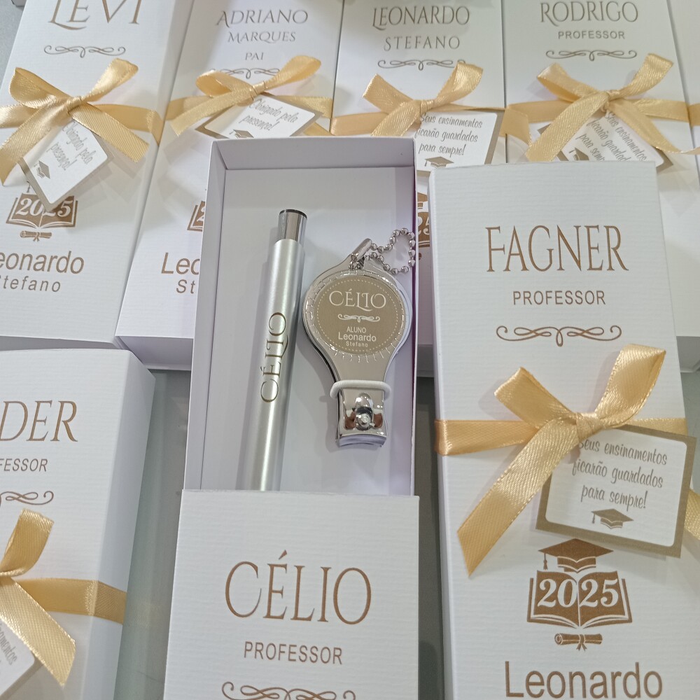 Formatura - kit chaveiro e caneta