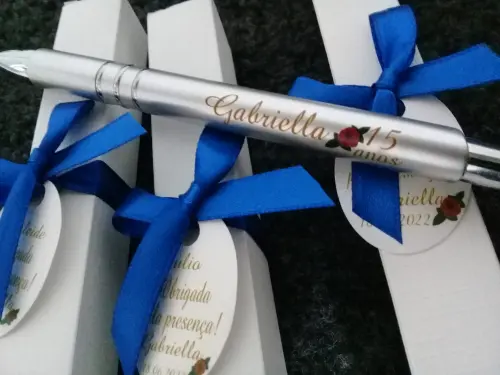 Canetas personalizadas para 15 anos