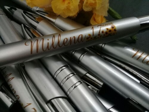 Caneta Personalizada No Saquinho Plástico Com 1 Nome Por Can
