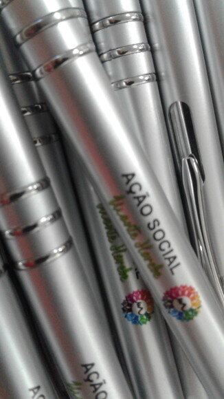 Caneta Personalizada no Saquinho