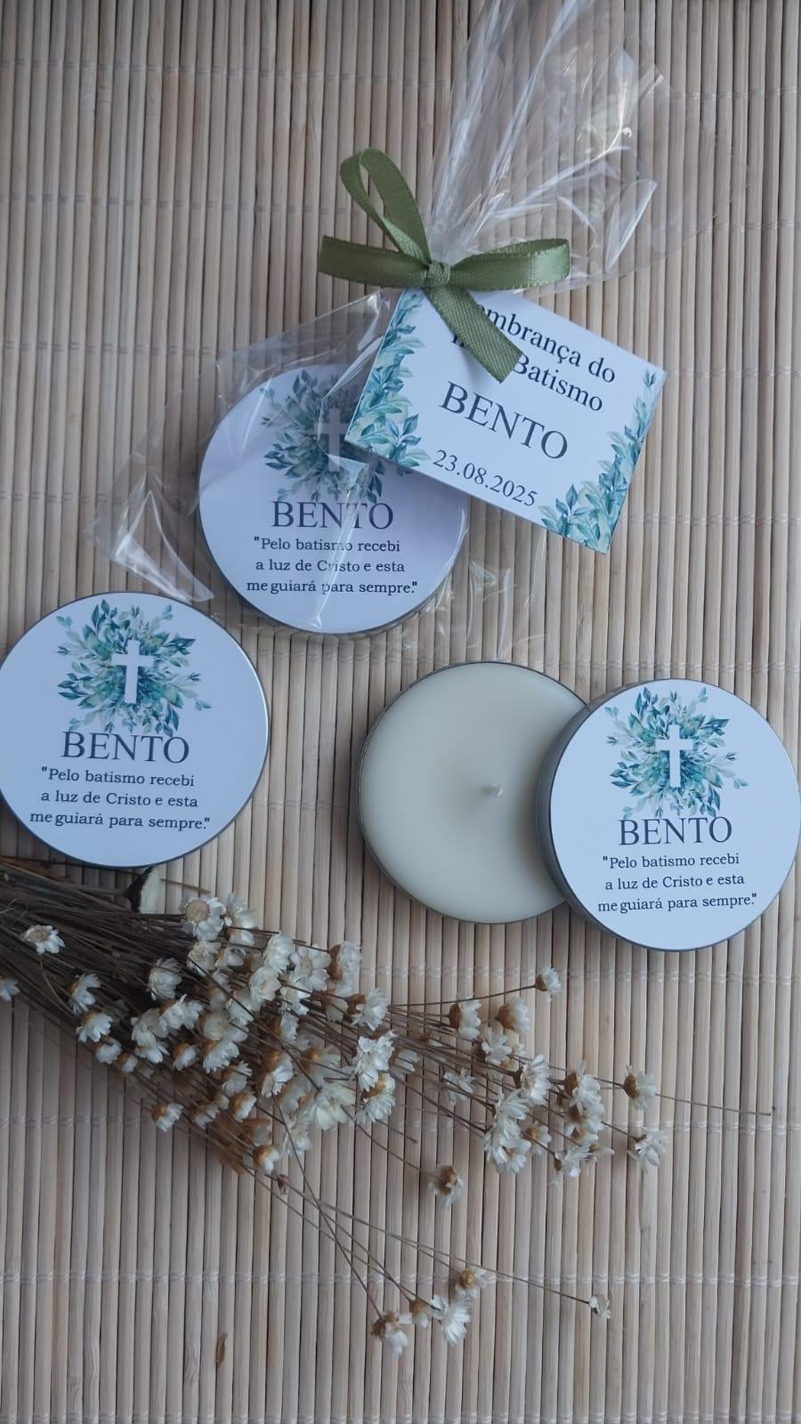 Lembrancinha Batizado Velinha Artesanal Personalizada
