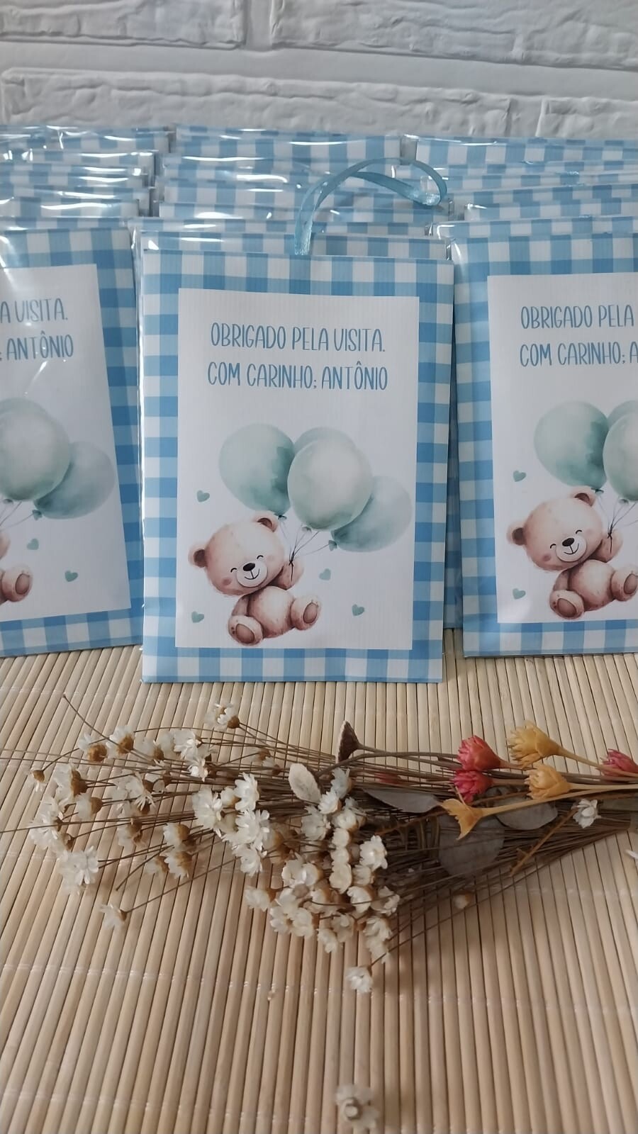 Lembrancinha Maternidade Envelope Aromatizador Ursinho