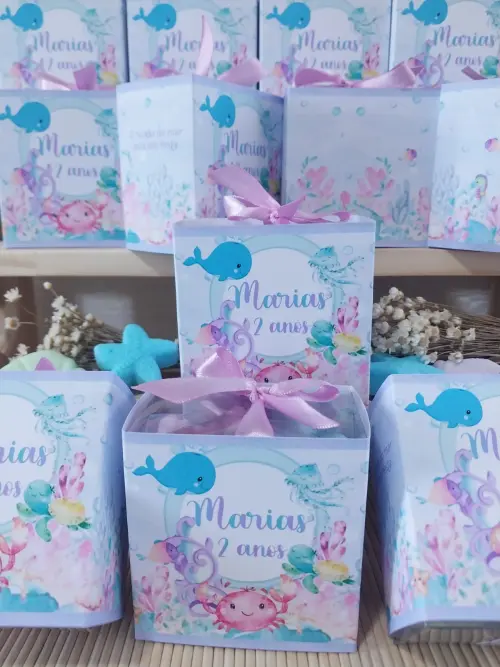 20 Lembrancinhas Aniversário Fundo do Mar Sabonetes Personalizad