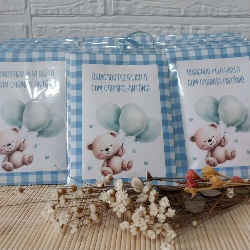 Lembrancinha Maternidade Envelope Aromatizador Ursinho