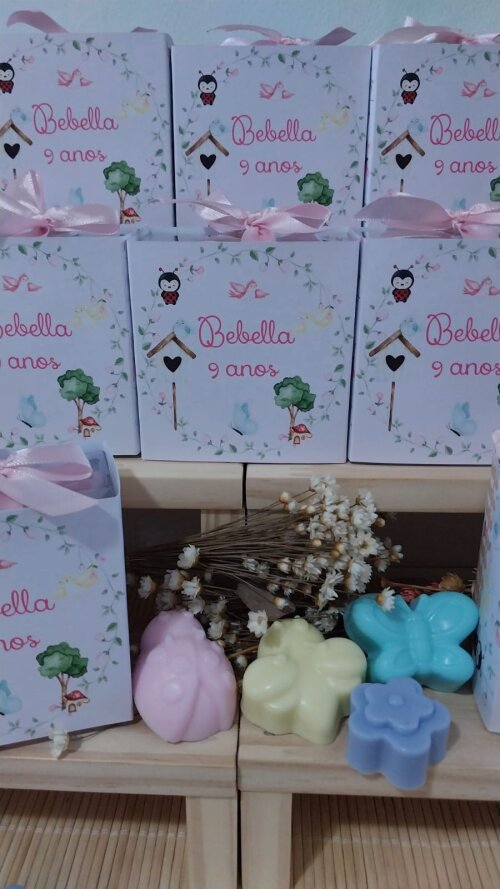 Lembrancinhas Jardim Sabonetes Personalizados
