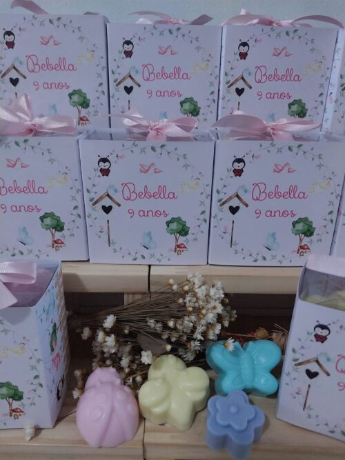 Lembrancinhas Jardim Sabonetes Personalizados