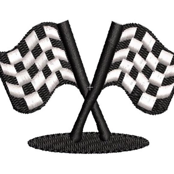 Matriz Bordado Bandeira Corrida