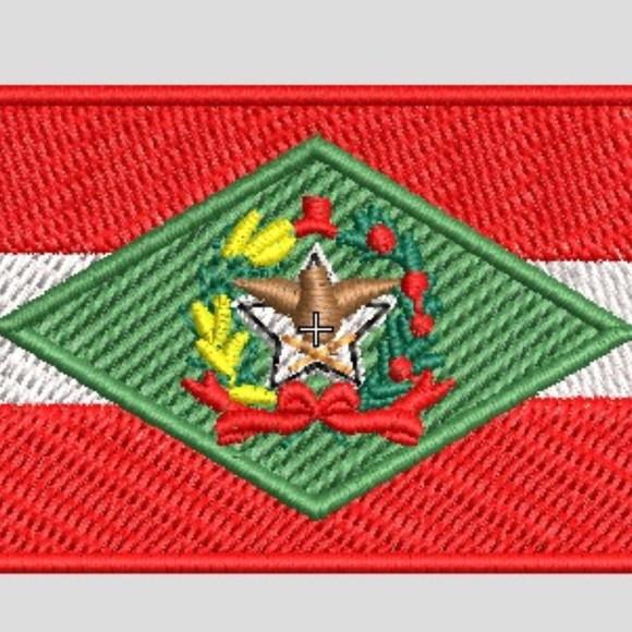 Matriz Bordado Bandeira Santa Catarina