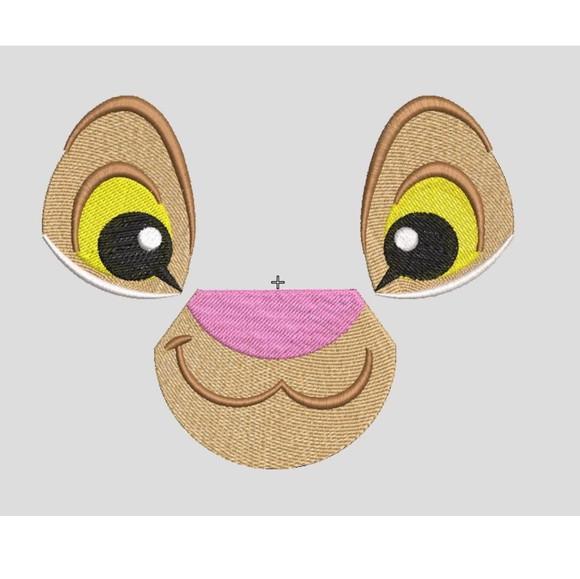 Matriz Bordado Carinha Simba