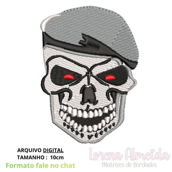 Matriz Bordado Caveira