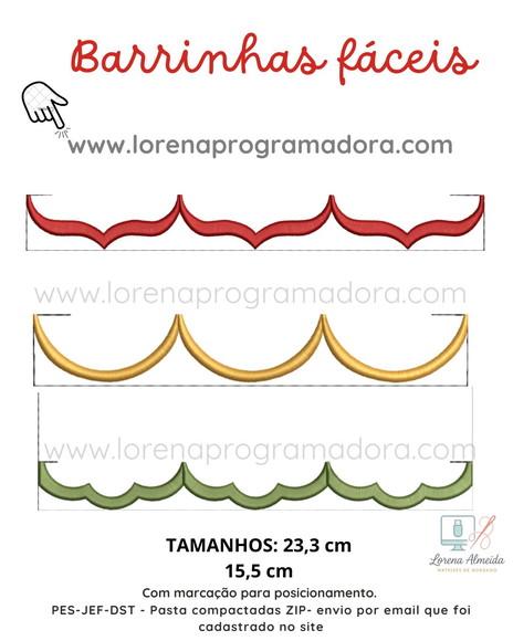 Matriz Bordado Coleção Barrinhas