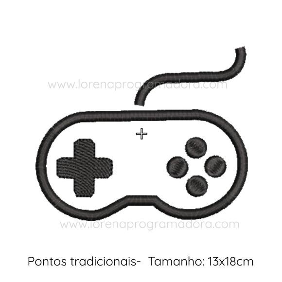 Matriz Bordado Controle Video Game