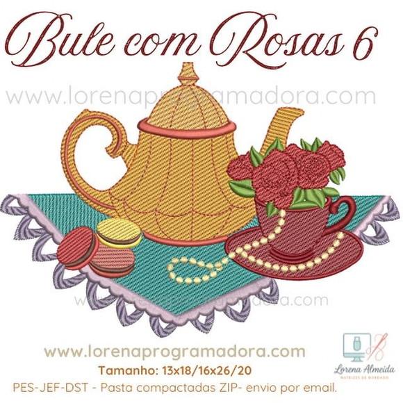 Matriz Bordado Copa e Cozinha Bule