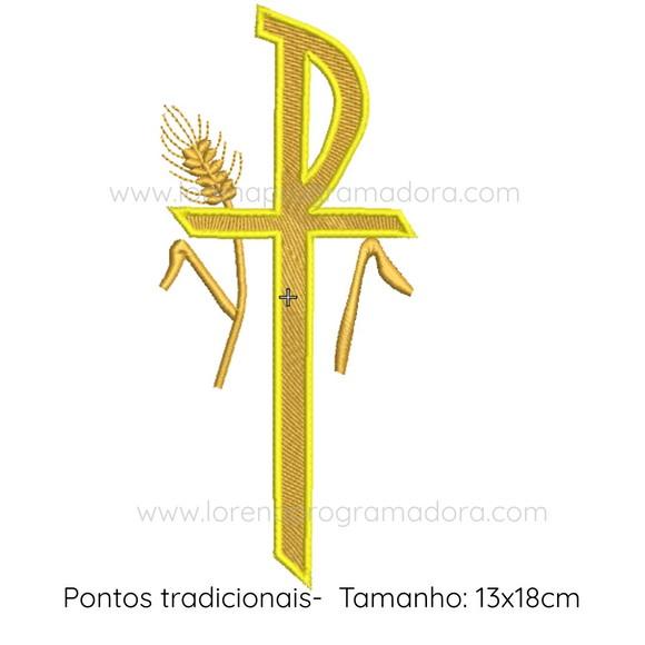 Matriz Bordado Cruz 01