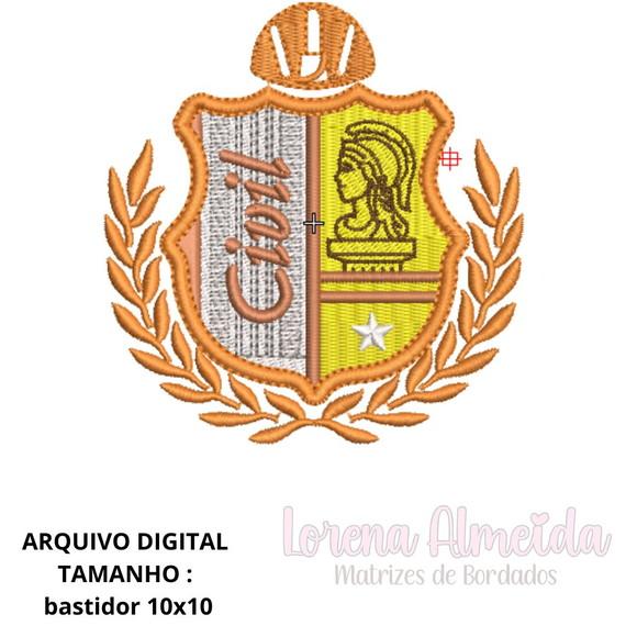 Matriz Bordado Engenharia Civil