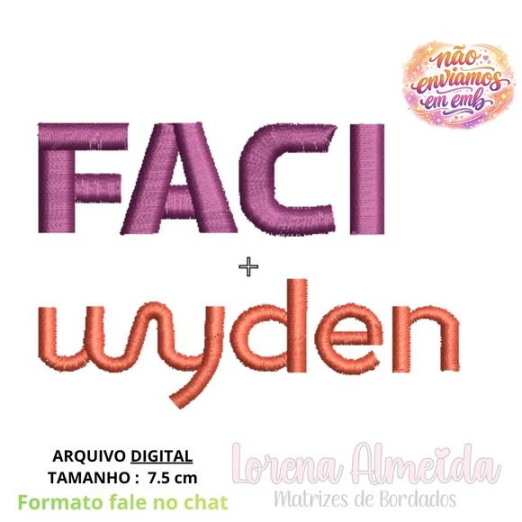 Matriz Bordado Faci Wyden