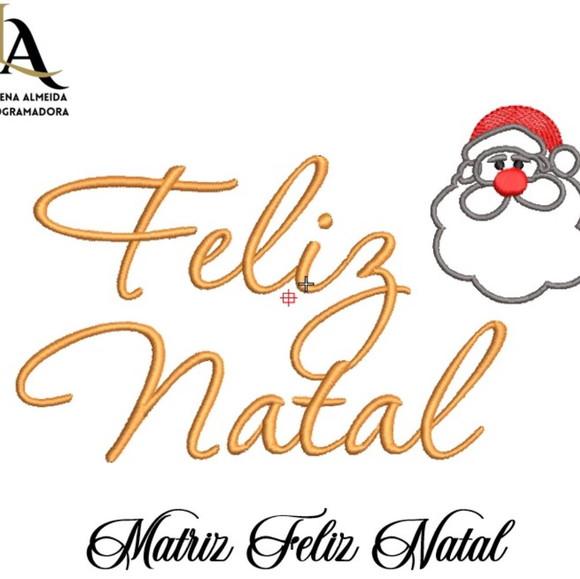 Matriz Bordado Feliz Natal Noel