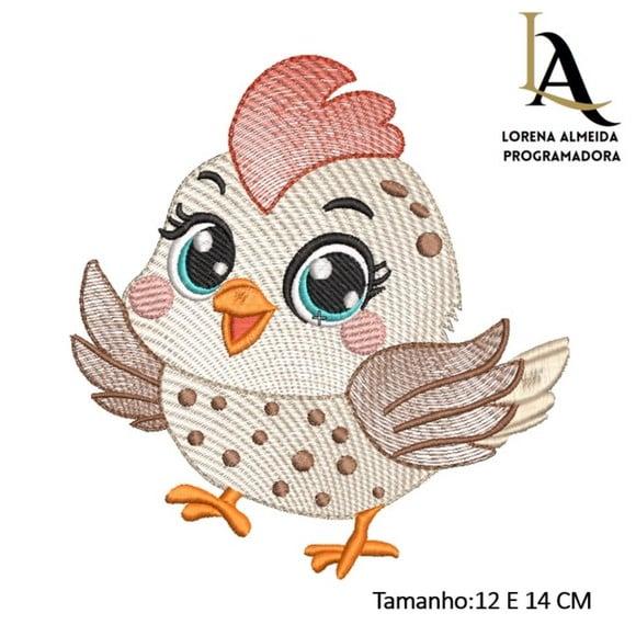 Matriz Bordado Galinha