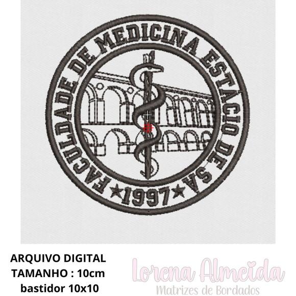 Matriz Bordado Medicina Estácio