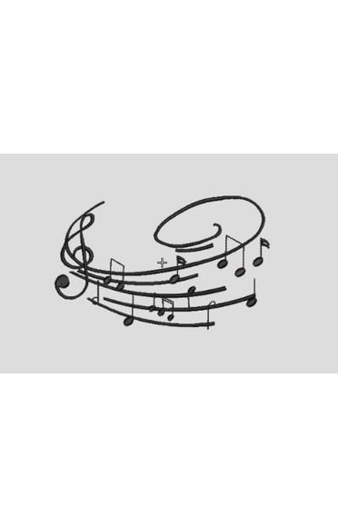 Matriz Bordado Musical