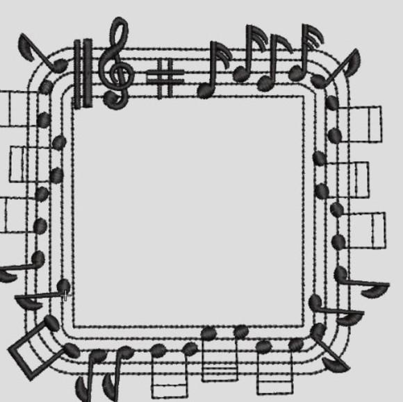 Matriz Bordado Musical