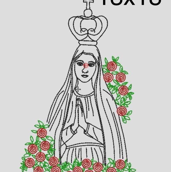 Matriz Bordado Nossa Senhora