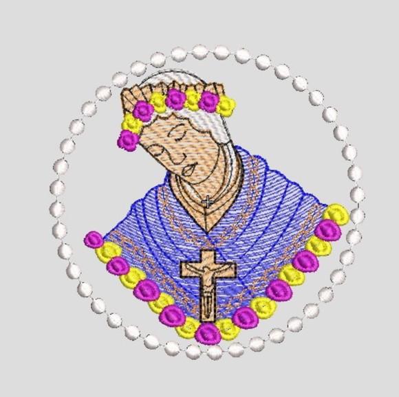 Matriz Bordado Nossa Senhora da Salette
