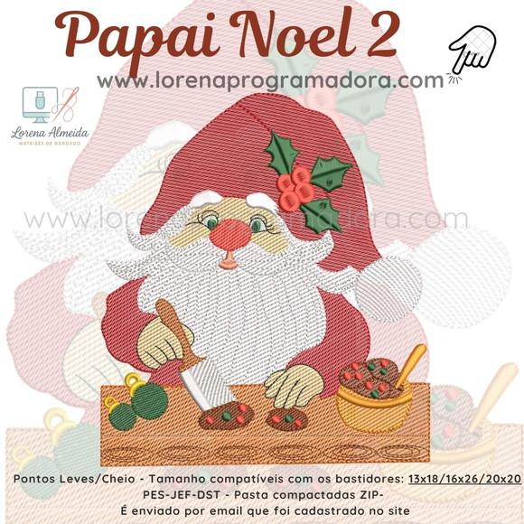 Matriz Bordado Papai Noel