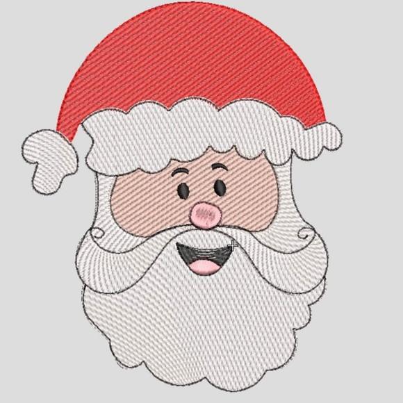 Matriz Bordado Papai Noel Ripled